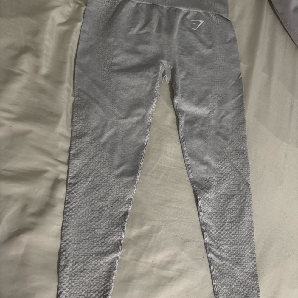 Gymshark vital leggings  Textured Gray Leggings